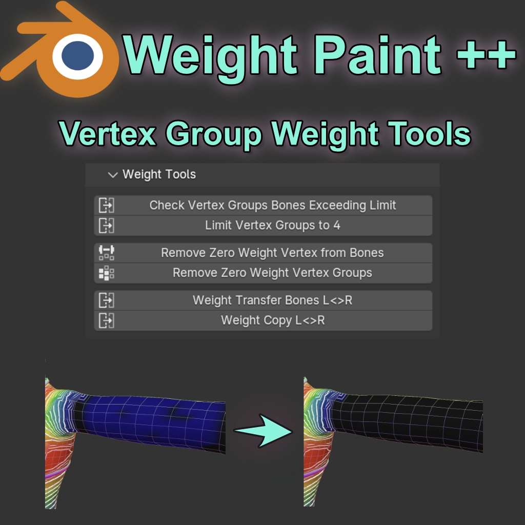 Weight Paint ++ Blender Add-on (Ver. 0.2.1)