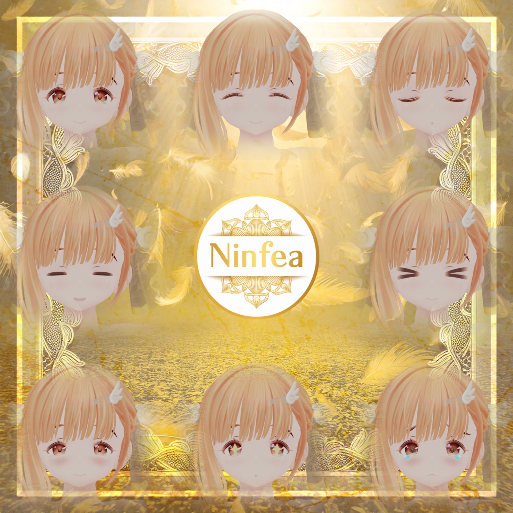 オリジナル3Dモデル―Ninfea(ニンフェア)