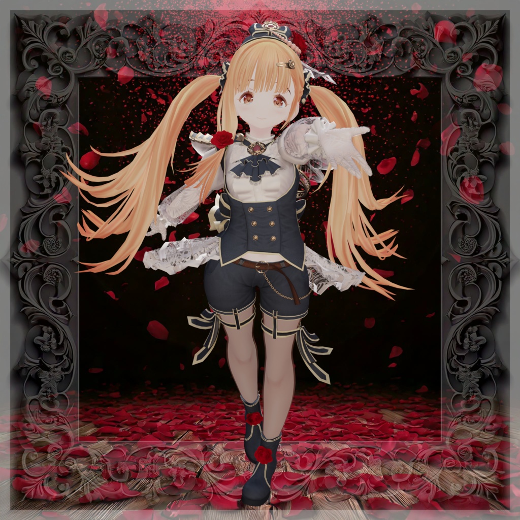 【AudioLink】YAWAvatars対応衣装'MysticalRose'