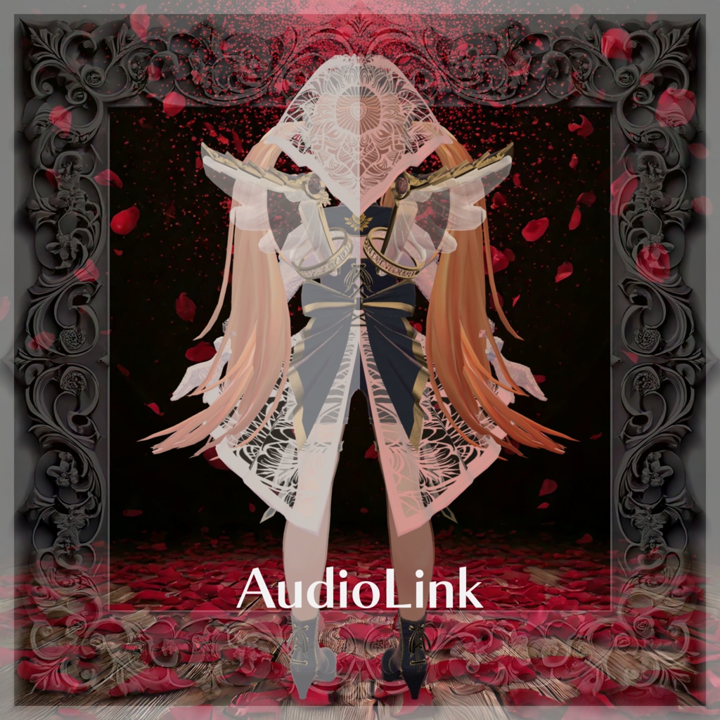 【AudioLink】YAWAvatars対応衣装'MysticalRose'