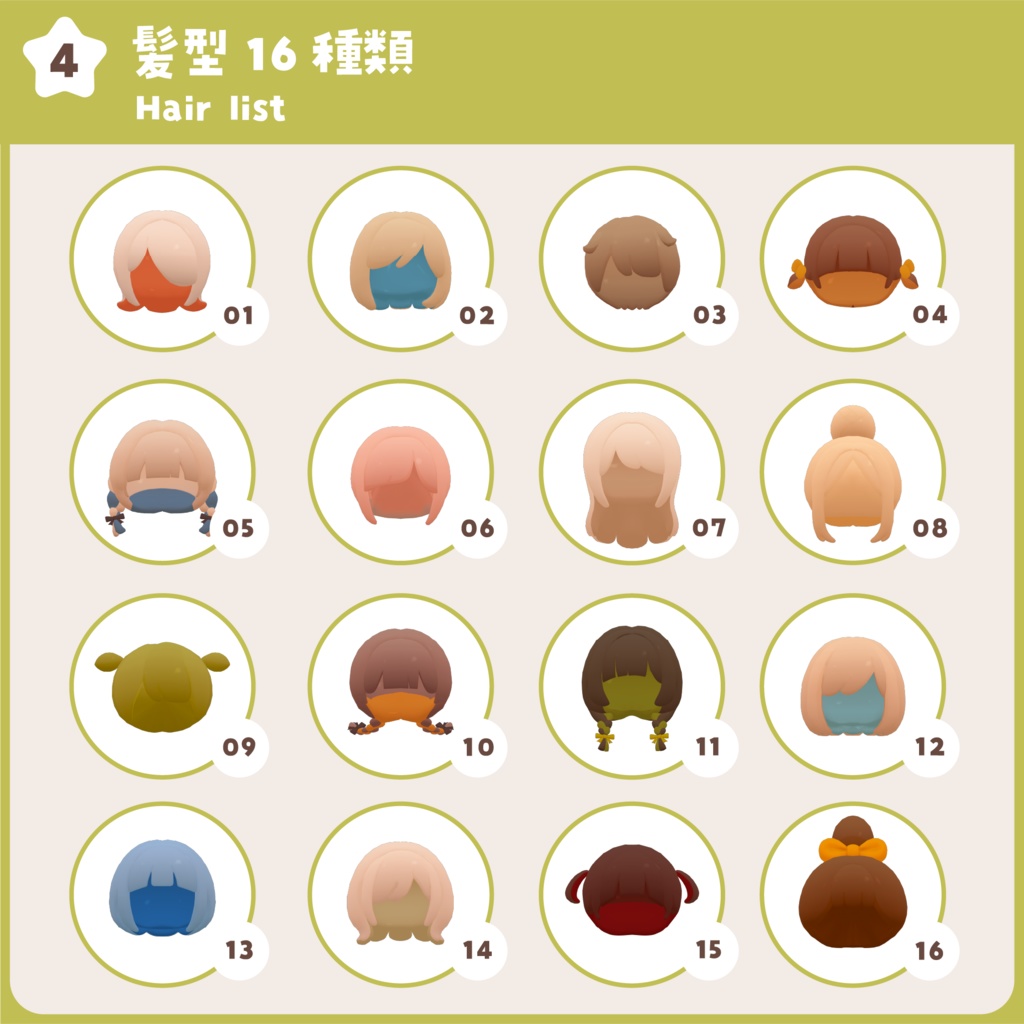 ちまこぞく Chimaco Tribe  / オリジナル3Dモデル