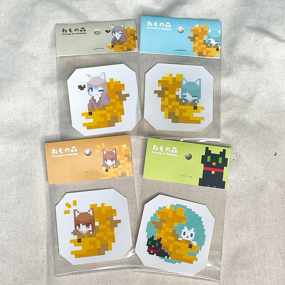 【全4種 + 限定2種】しゃちほこステッカー - ねもの森