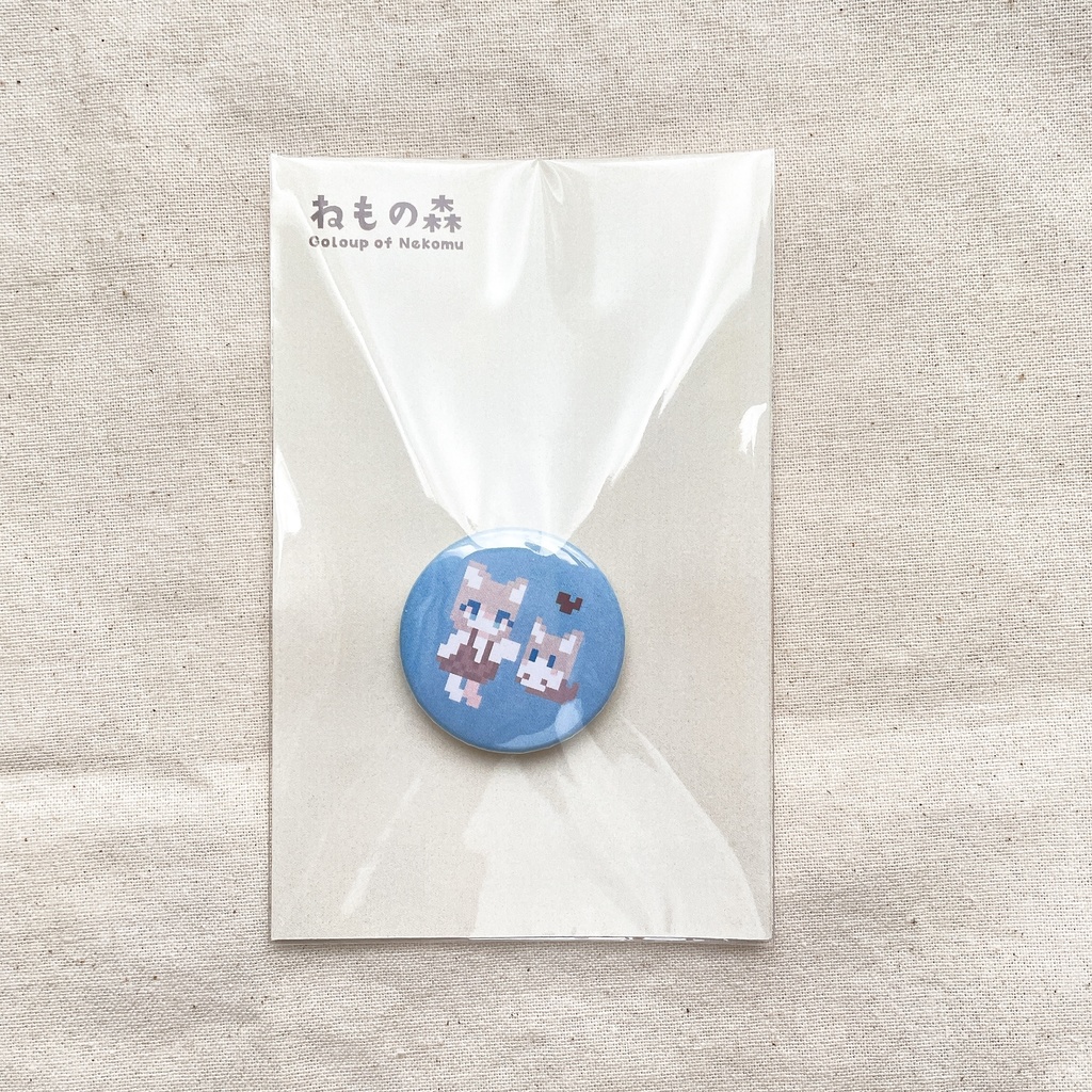 【全3種】ゆうれい缶バッジ - ねもの森