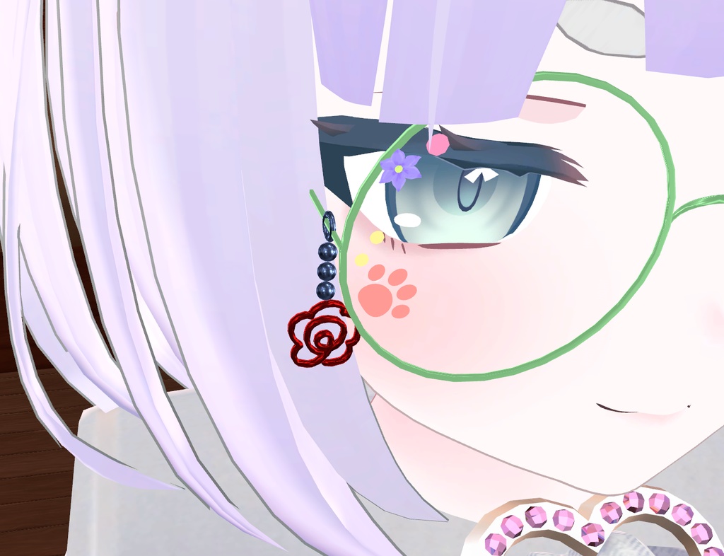 はなまるピアス(イヤリング)