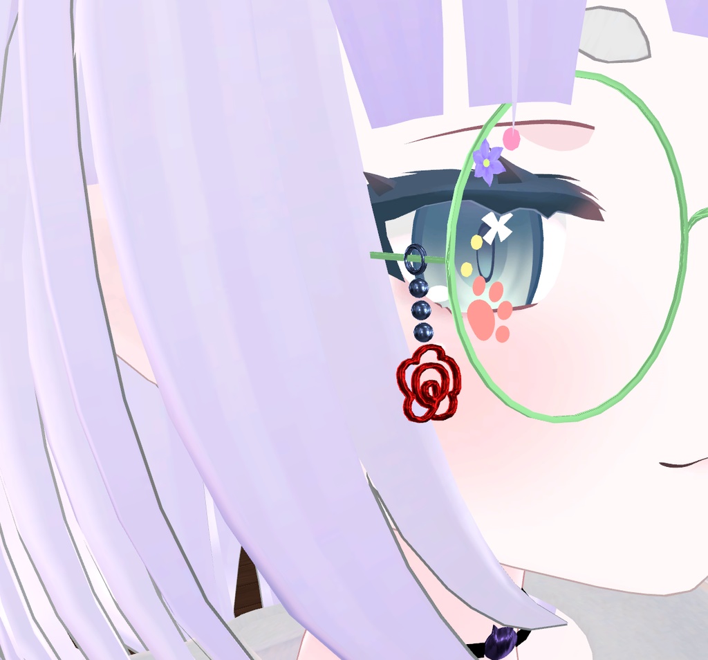 はなまるピアス(イヤリング)