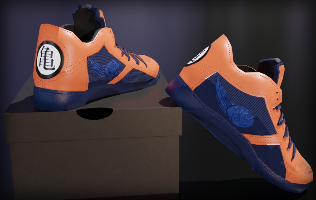 Sayin 9001 Basketball shoes: Carrot Edition