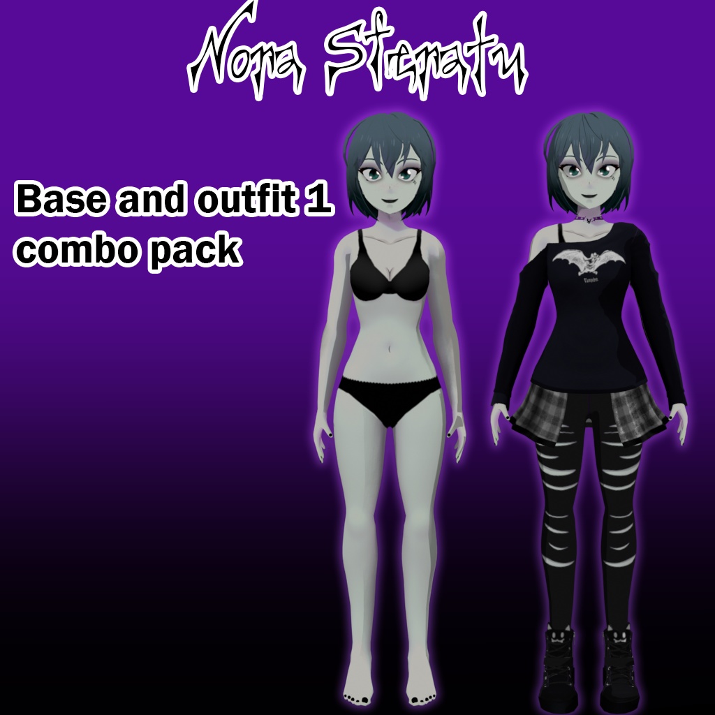 Nora Sferatu: Outfit 1 and Base Model Combo Pack