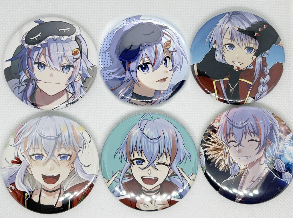【数量限定】缶バッジ全12種セット 安全ピン