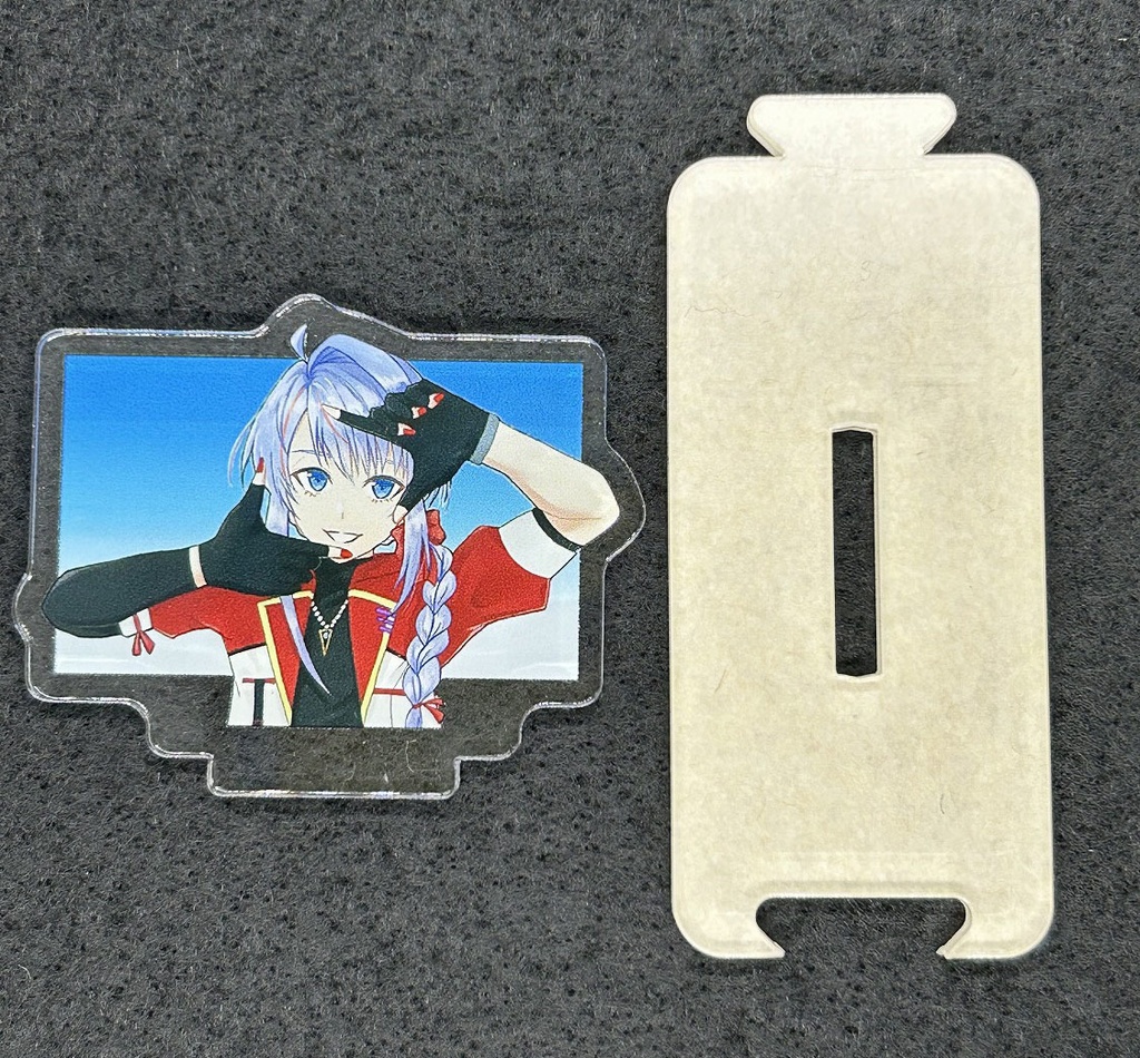 【数量限定】2周年記念イラスト アクリルスタンド 連結台座 40×50mm