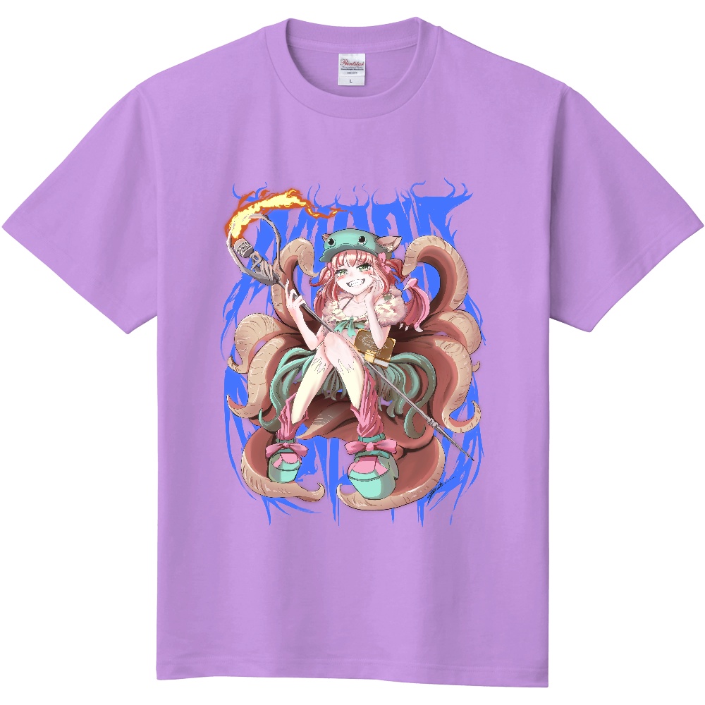 グレートオールドMOKO - SHORT SLEEVE Tシャツ (ライトパープル)  Lサイズ