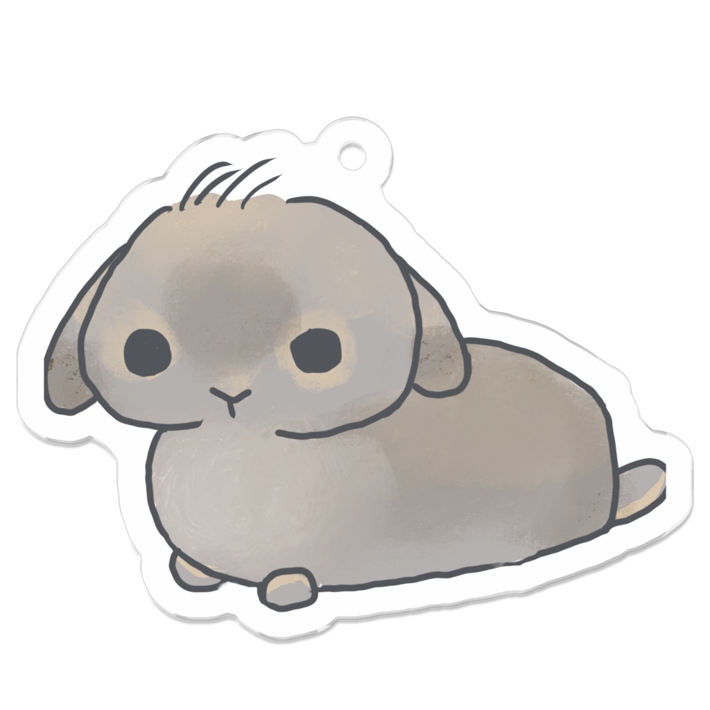 たれみみうさぎのアクキー