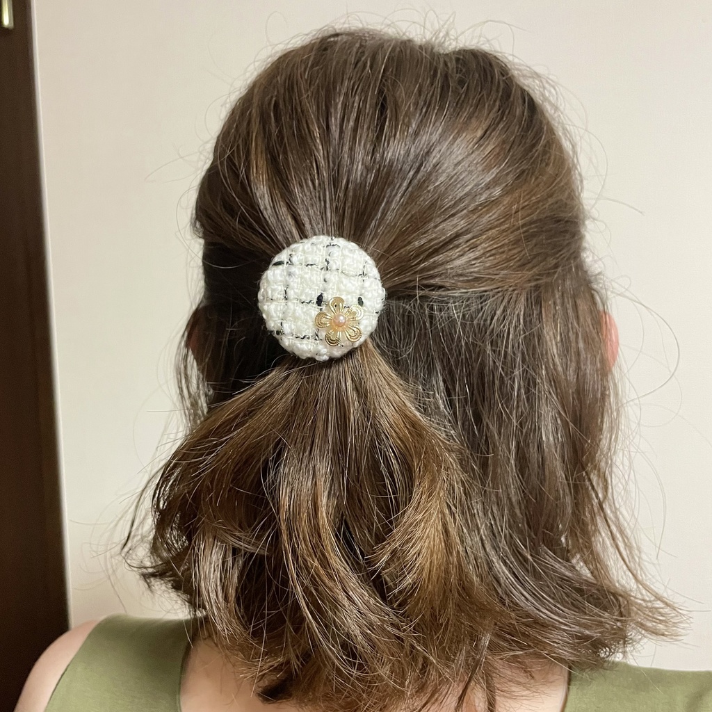 リントンツイード ポニーフック