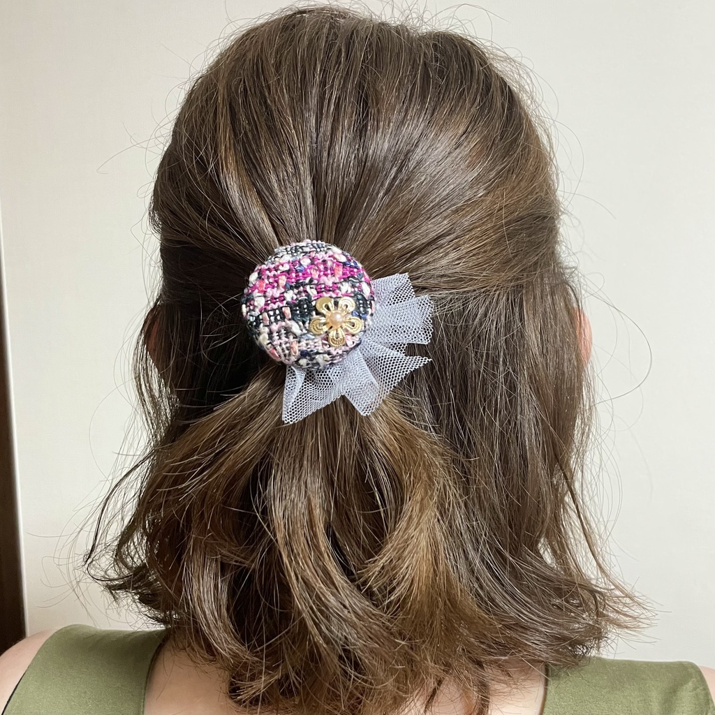 リントンツイード ポニーフック