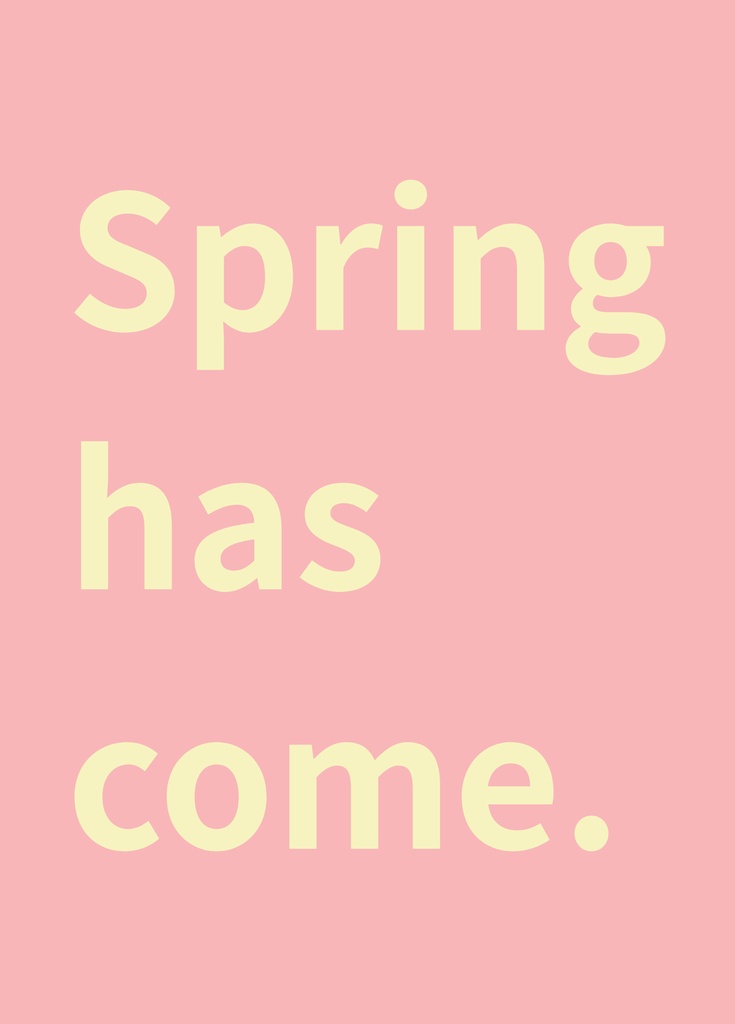 Spring has come.（ヴィク勇合同誌）