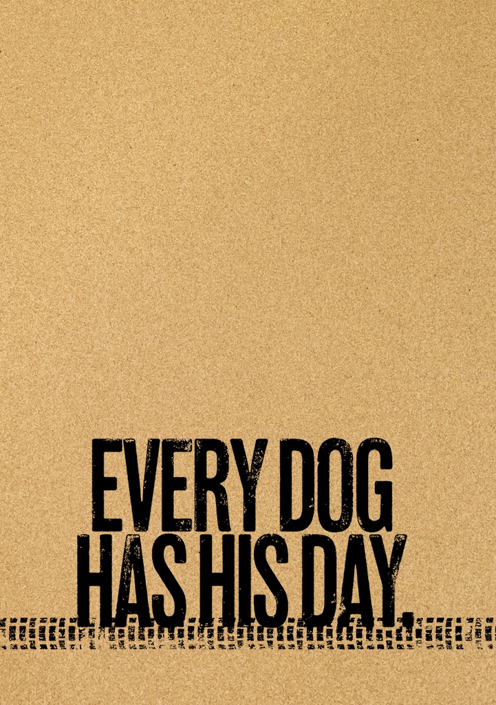 『Every dog has his day.』