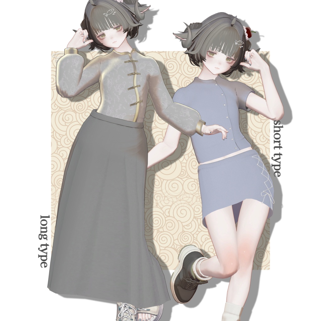 【販売開始記念セール】Fuu【5アバター対応】