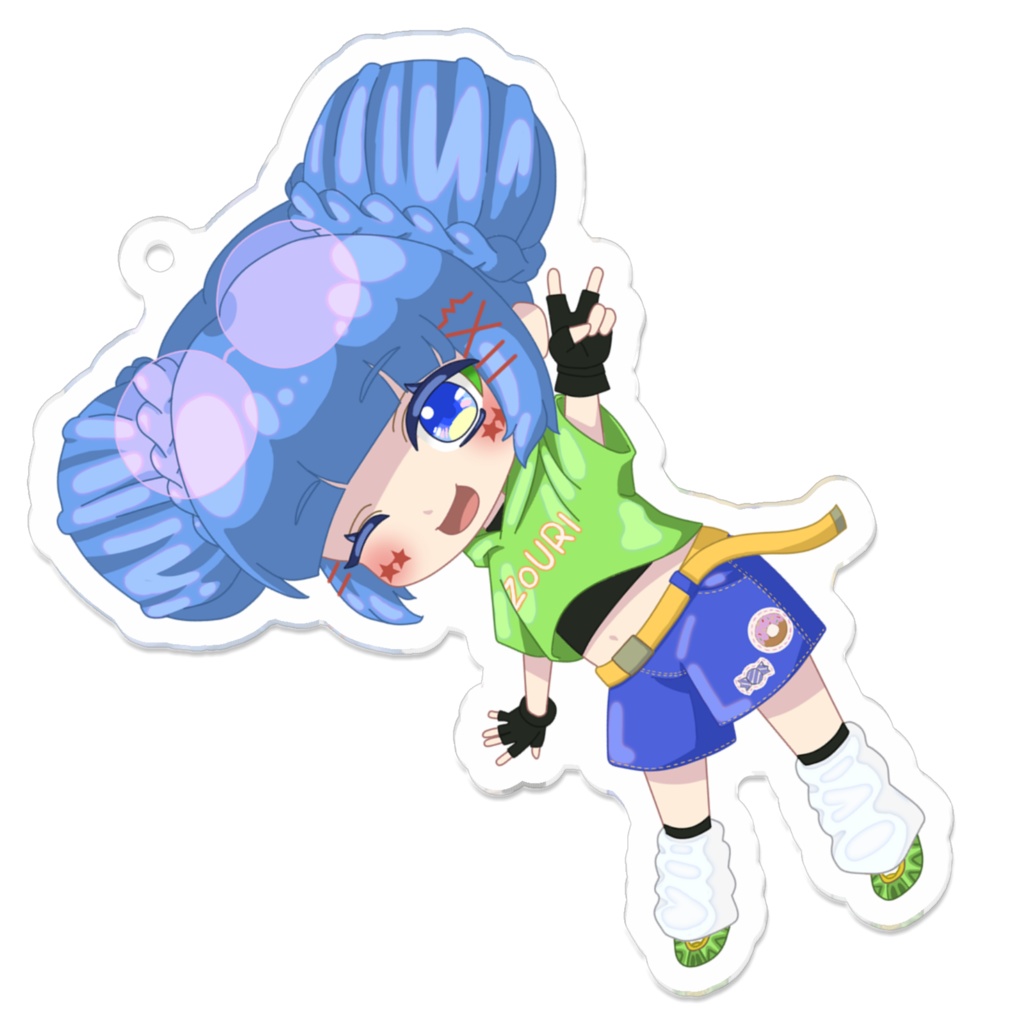 2周年記念アクリルキーホルダー