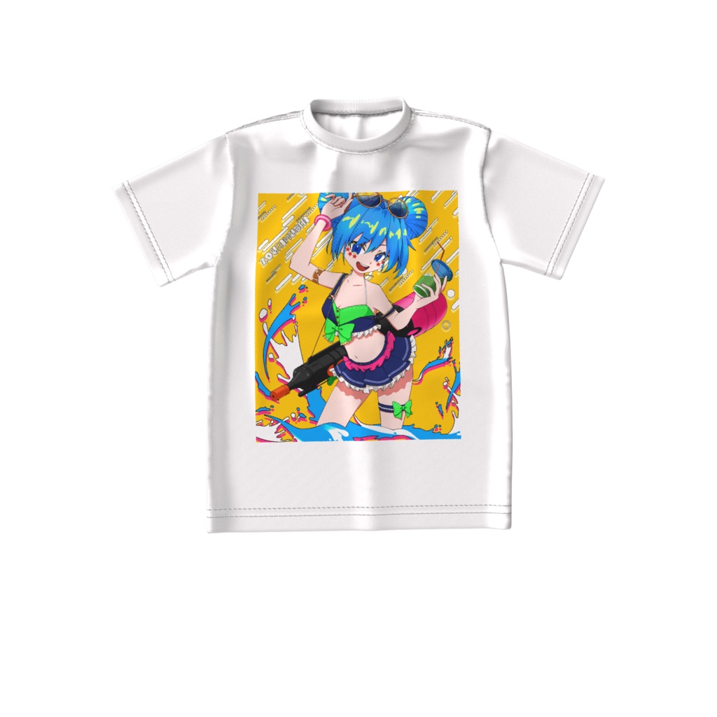 ゾウリムシビッグシルエットTシャツ(ホワイト)