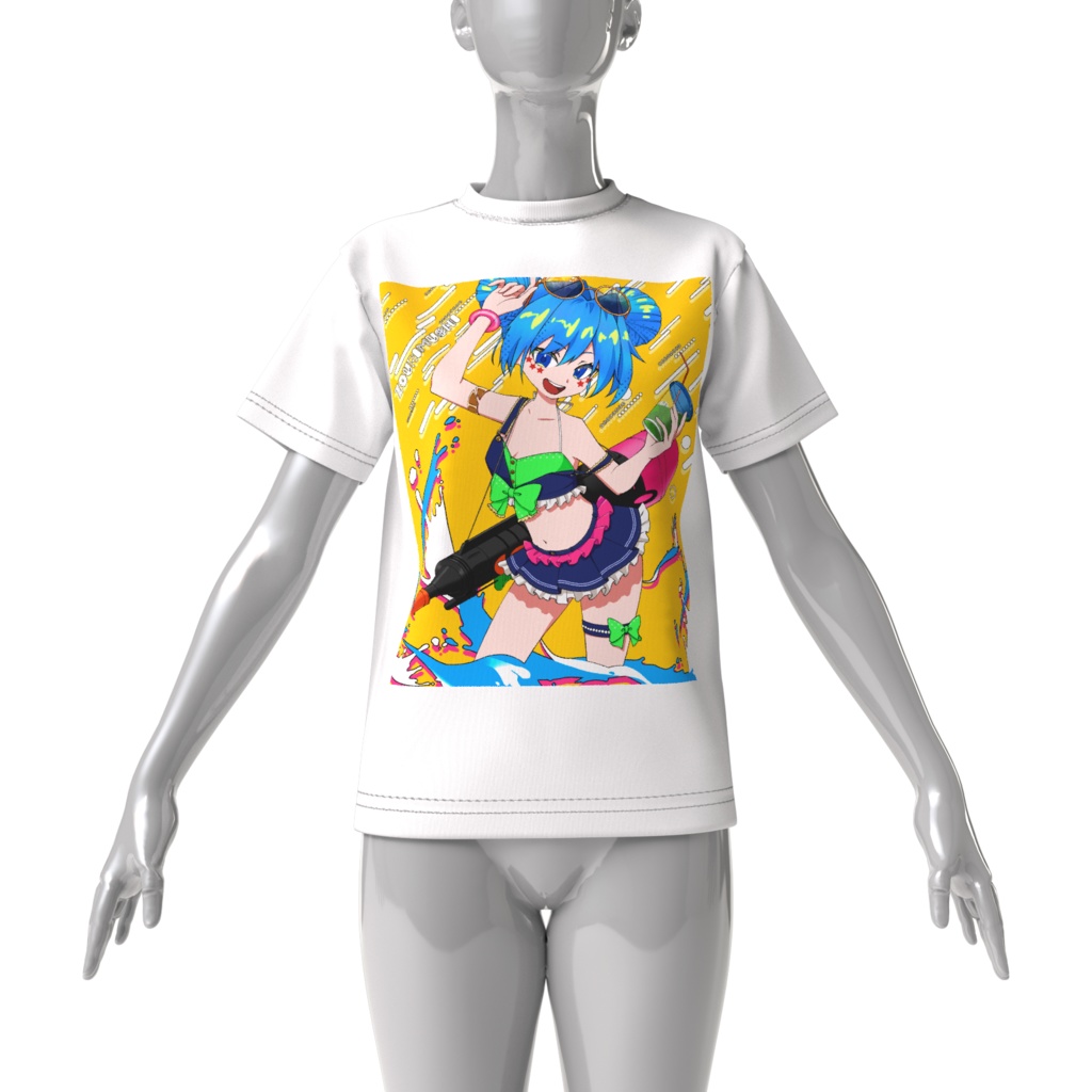 ゾウリムシビッグシルエットTシャツ(ホワイト)