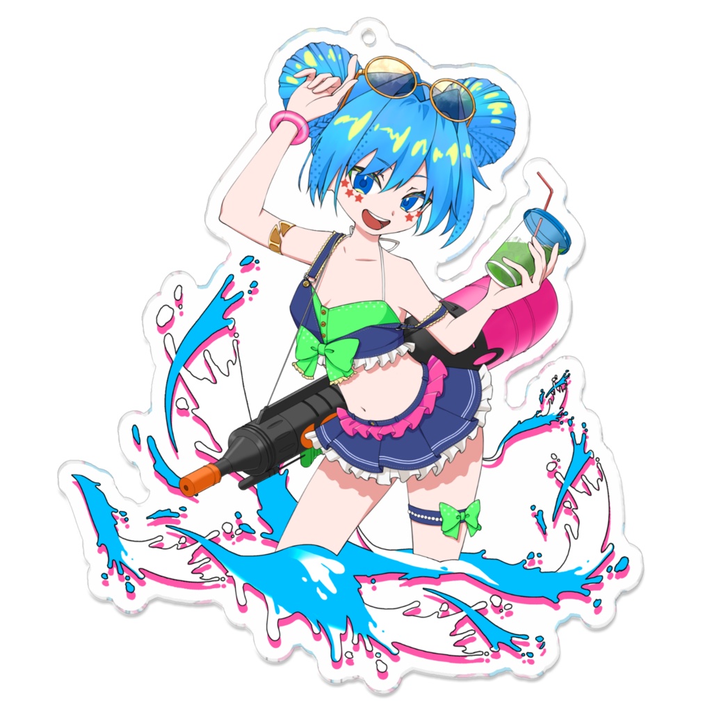 ゾウリムシV1周年記念アクリルキーホルダー