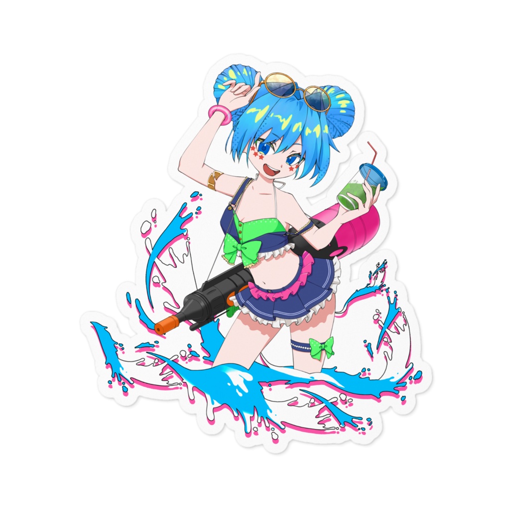 ゾウリムシステッカー