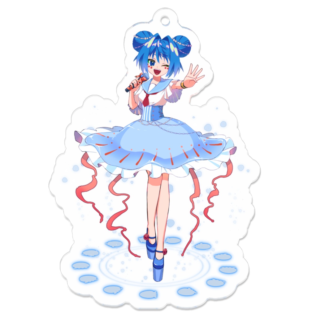 ゾウリムシ4周年アクリルキーホルダー