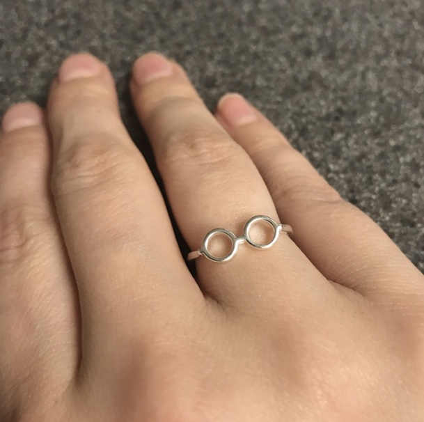 お見通し眼鏡リング フリーサイズ SV925 【silver925】
