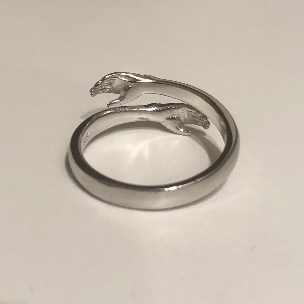 ワ ハグ リング シルバー指輪 フリーサイズ 925シルバー SV925【silver925】