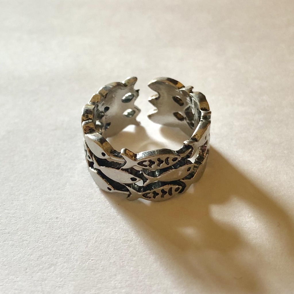 お魚さん大漁 リング シルバー 指輪