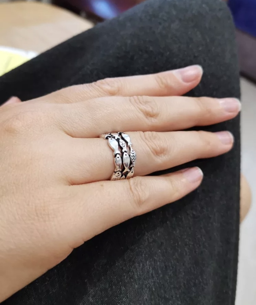 お魚さん大漁 リング シルバー 指輪