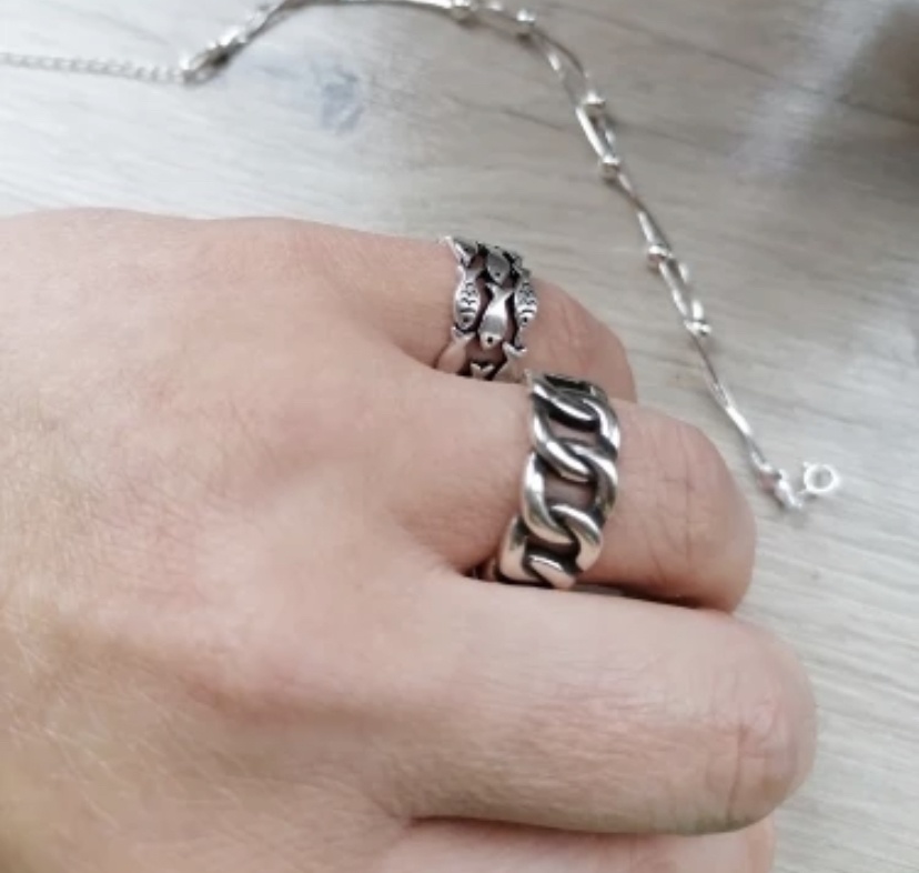 お魚さん大漁 リング シルバー 指輪