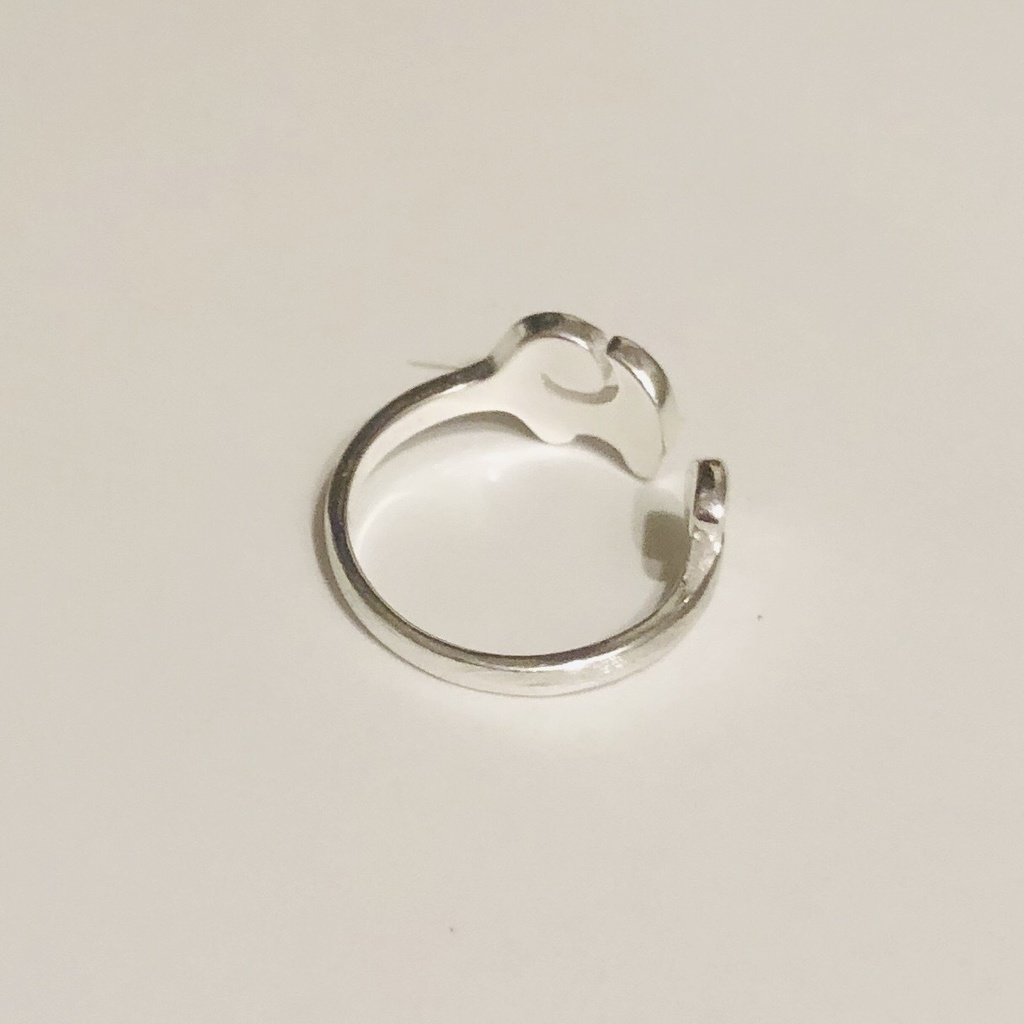 シルバー925 リング 指輪　象　vintage silver925 ring