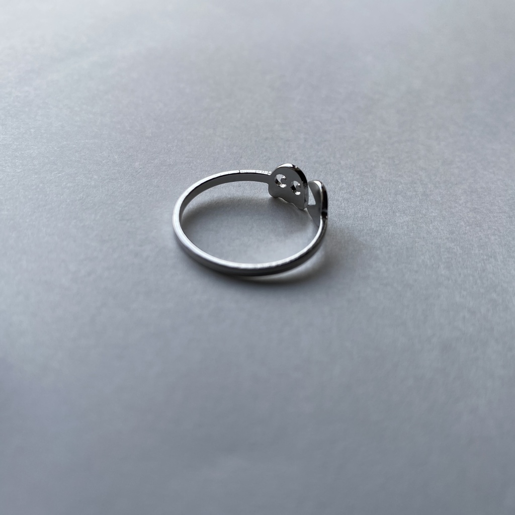 【silver925】レトロゲーム 追いかけっこおばけ シルバーリング フリーサイズ SV925