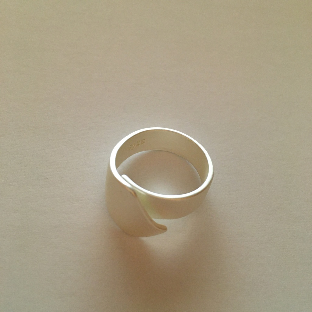 【silver925】新作  マットなシンプルシルバーリング SV925