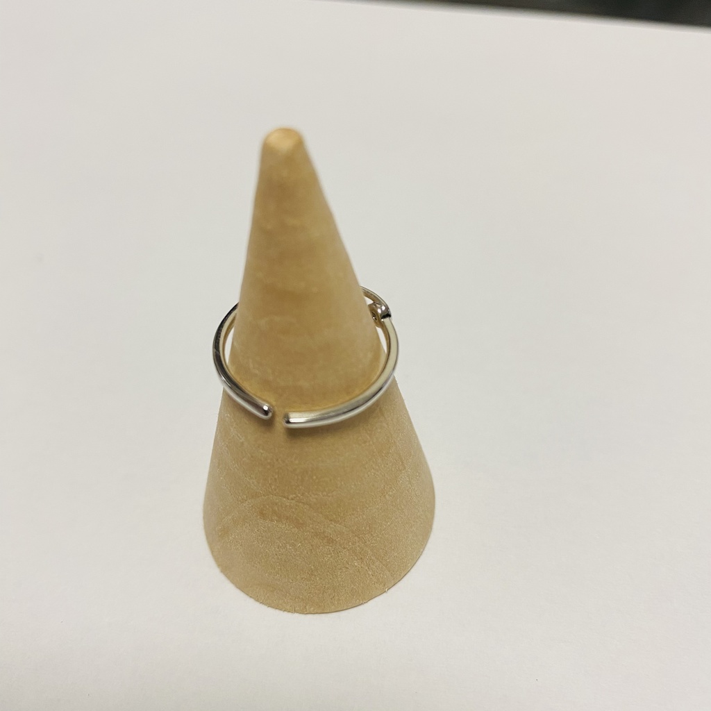 【silver925】安全ピン ピンキーリング SV925