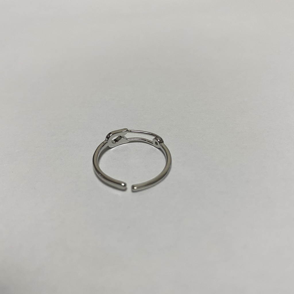 【silver925】安全ピン ピンキーリング SV925
