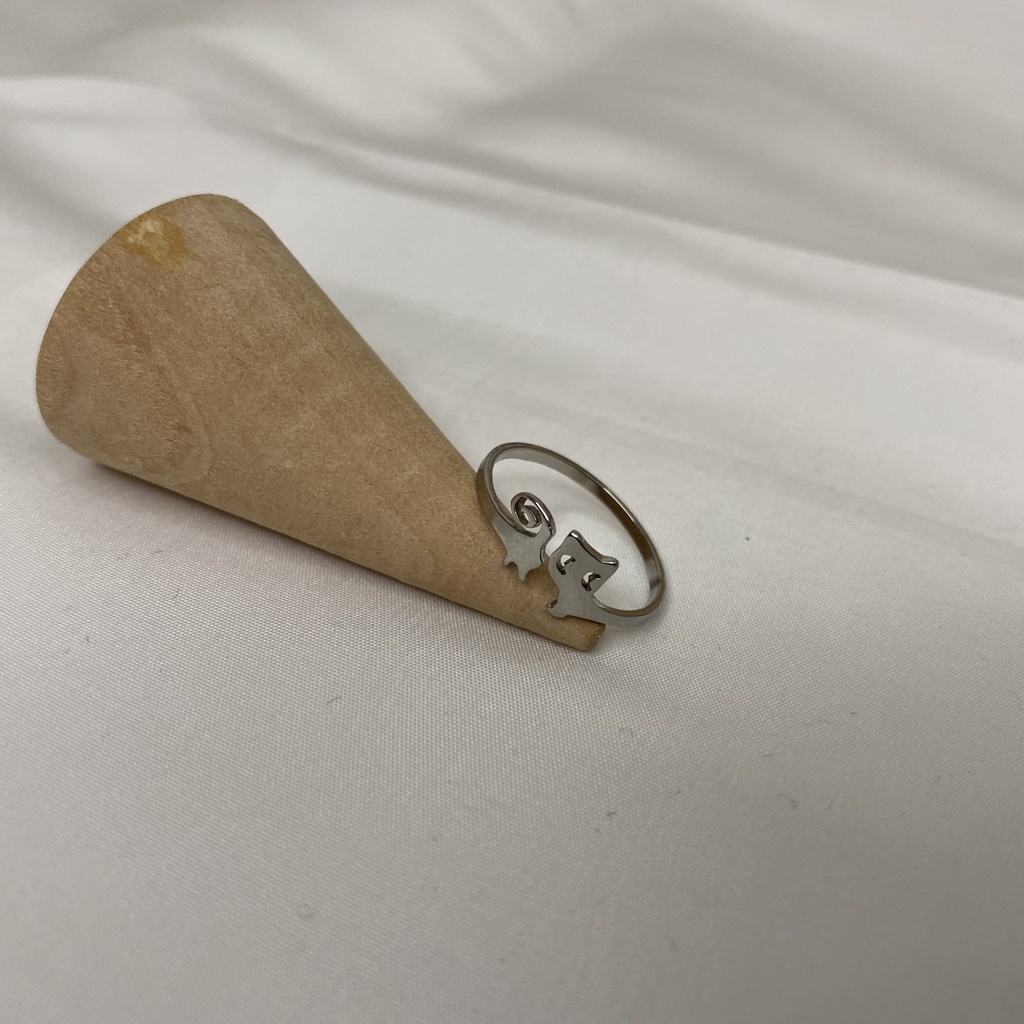 捨て猫リング シルバーリング フリーサイズ