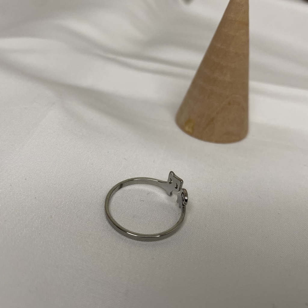 捨て猫リング シルバーリング フリーサイズ