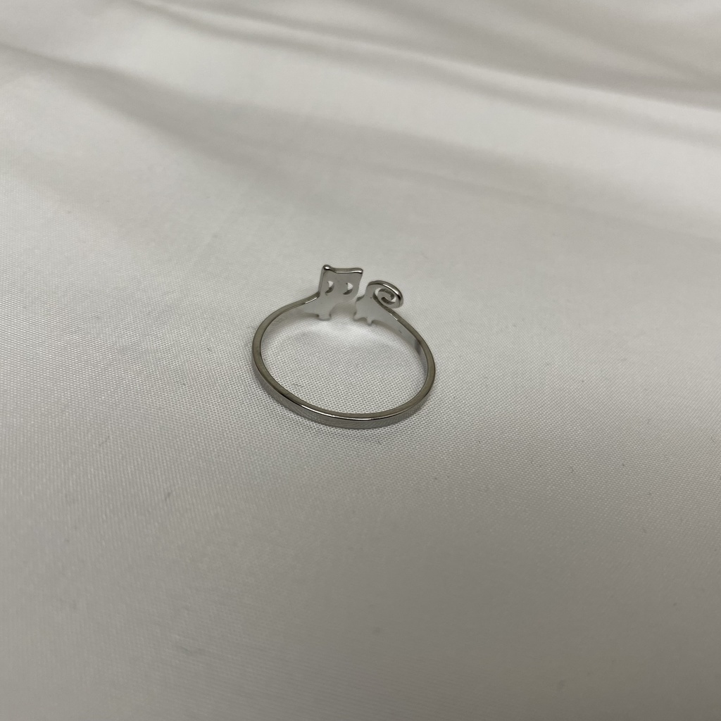 捨て猫リング シルバーリング フリーサイズ