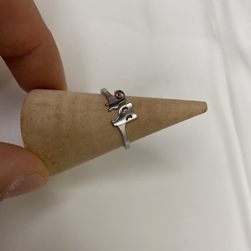 捨て猫リング シルバーリング フリーサイズ