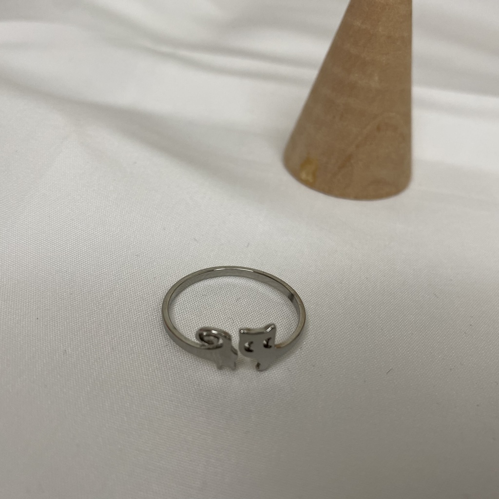 捨て猫リング シルバーリング フリーサイズ