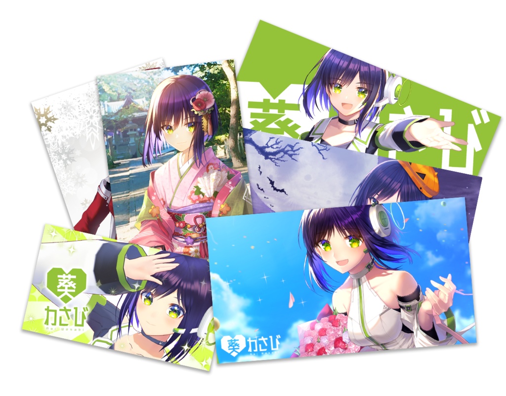 【ダウンロード壁紙】葵わさびPC・スマホ壁紙セット(17種+おまけ4種)