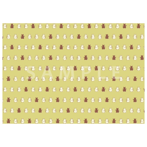 【販売終了】ネズミのB4ペーパー(5枚入り)