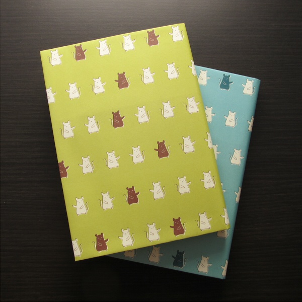 【販売終了】ネズミのB4ペーパー（5枚入り）