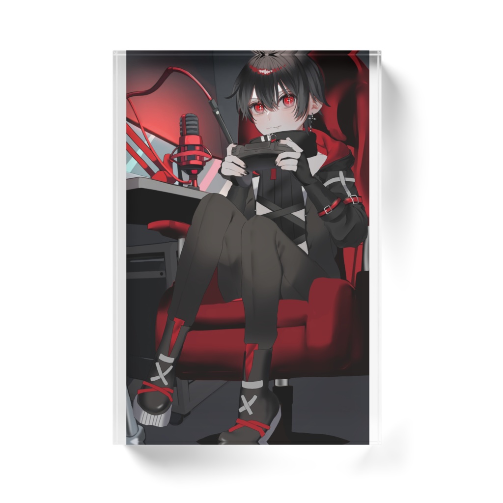 【お誕生日2周年記念】那月いよ - 記念イラスト - アクリルブロック