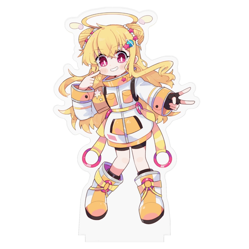 【水那月777日記念】水那月アヤメ - 記念イラスト - アクリルフィギュア