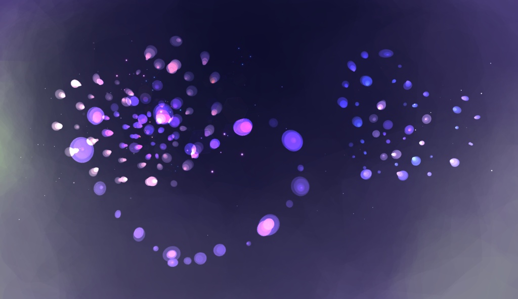 【アニメーション】みんなで見る花火【配信背景】