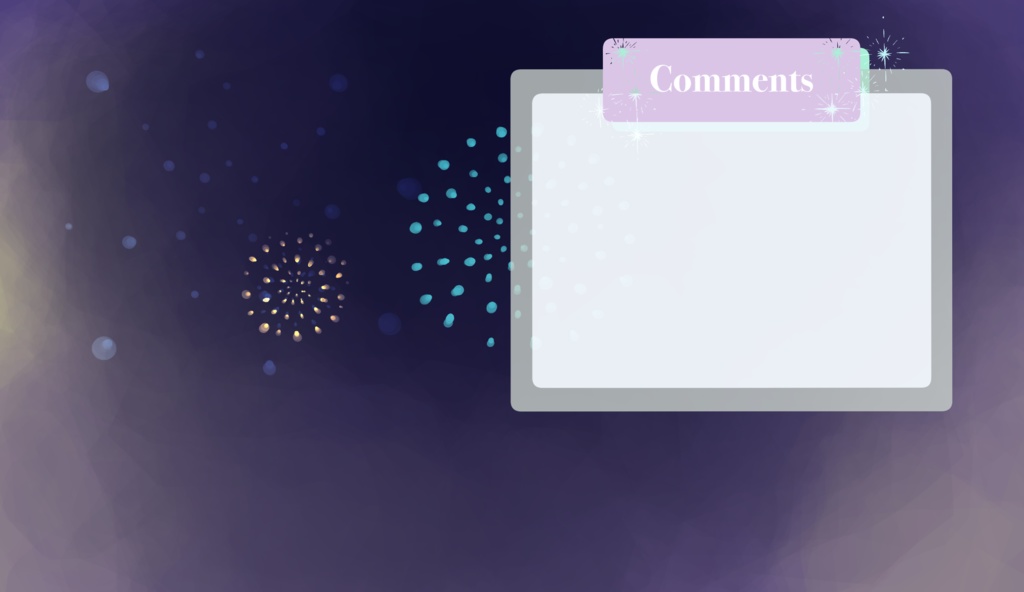 【アニメーション】みんなで見る花火【配信背景】