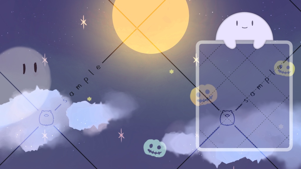 【衣装完全無料】ゆめふわ仮装セット【動く背景】