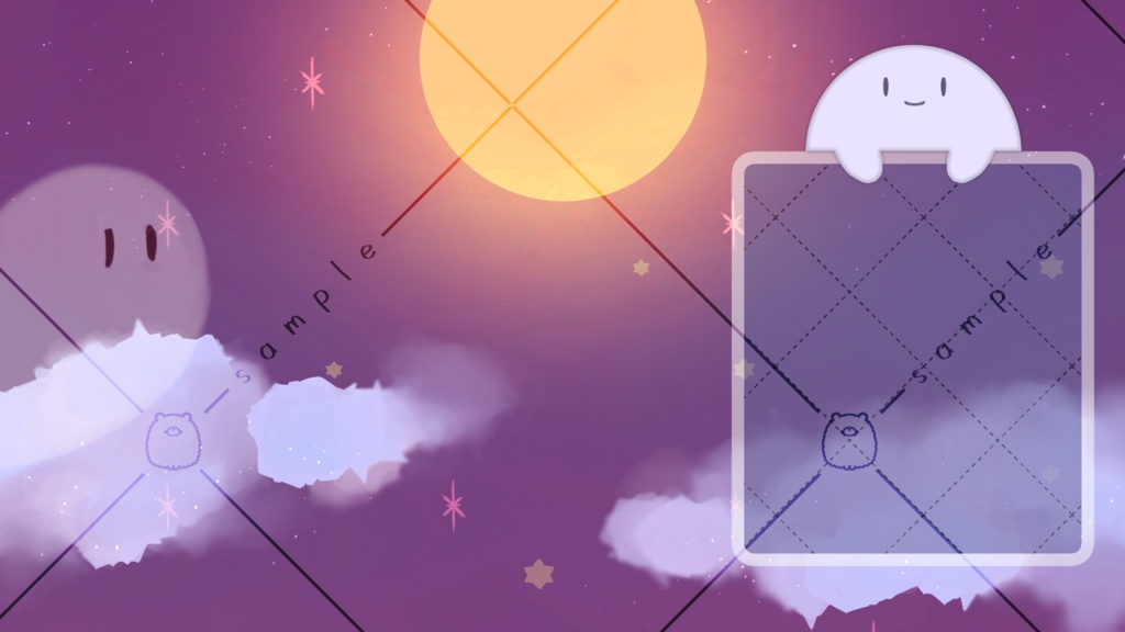 【衣装完全無料】ゆめふわ仮装セット【動く背景】